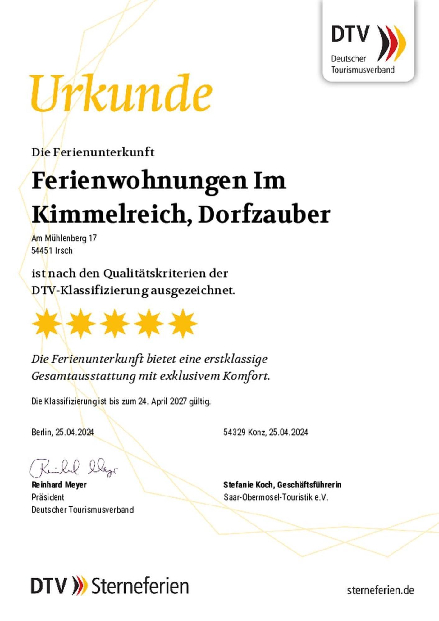 Ferienwohnungen Im Kimmelreich Irsch Εξωτερικό φωτογραφία